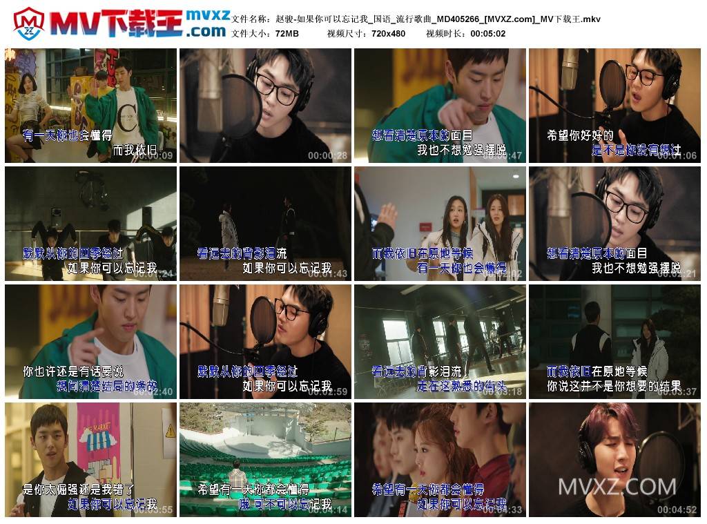 赵骏-如果你可以忘记我_国语_流行歌曲_MD405266